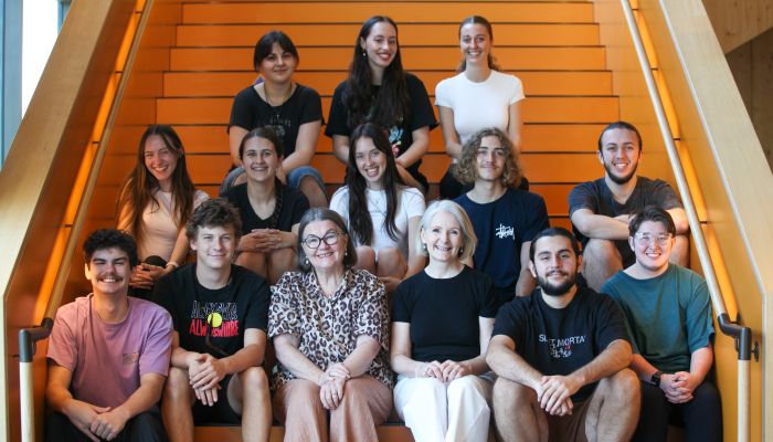 Kambri Scholars with Professor Aunty Anne and Professor Grady Venville